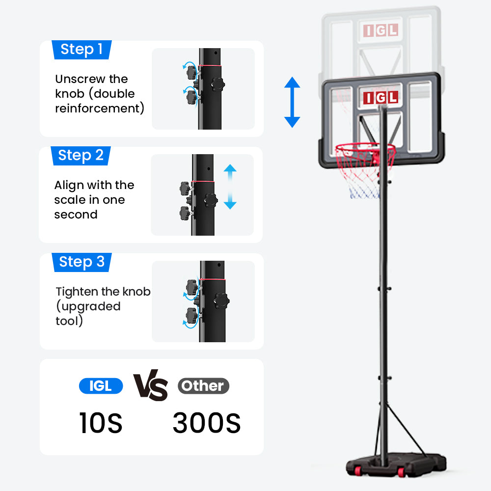 IGL hoop rim and backboard