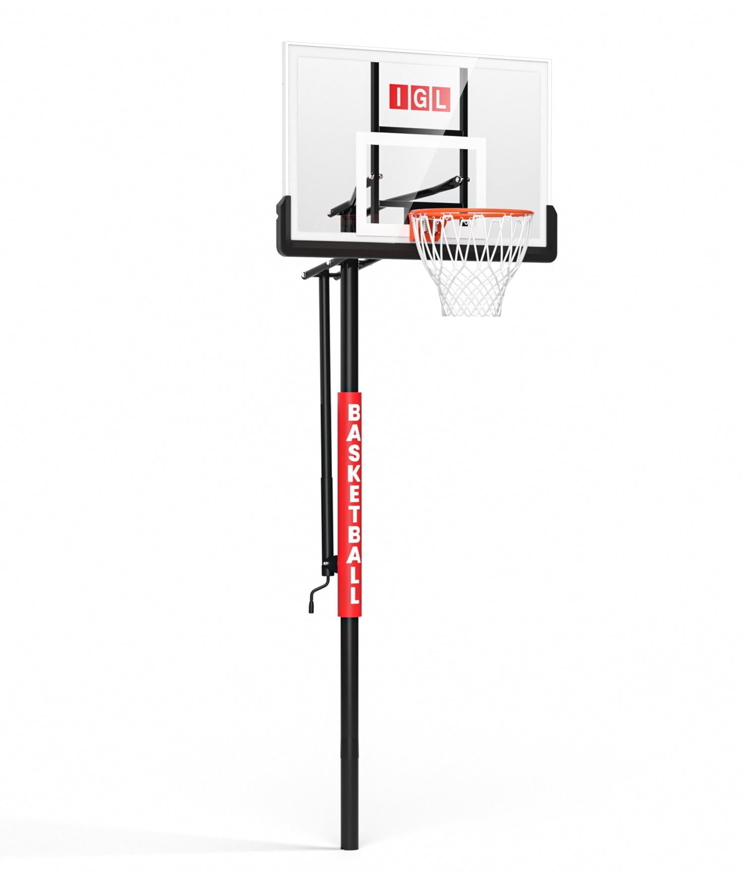 IGL Titan Pro In-Ground Basketball Hoop with Rod Tube 52"
