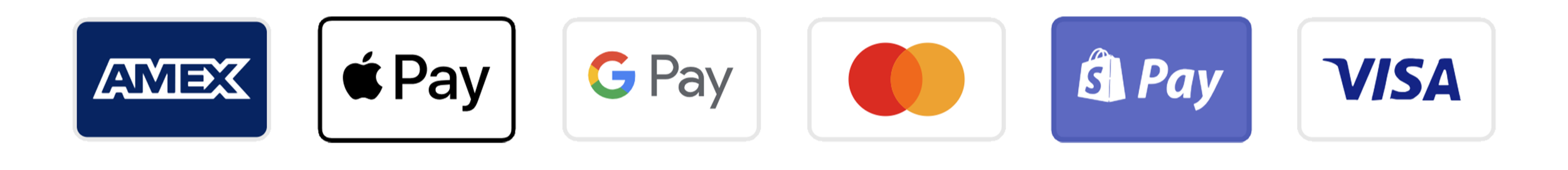 Secure payment icons