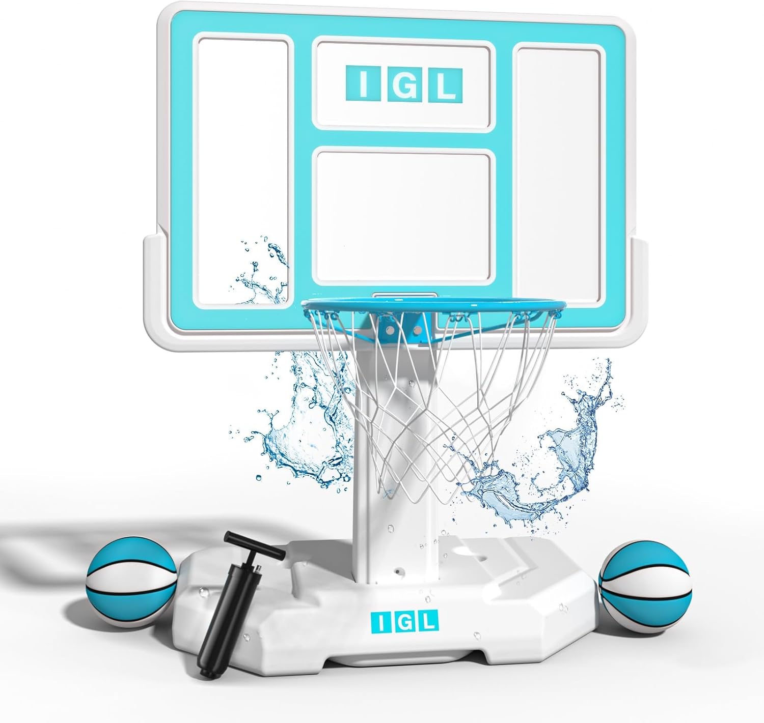 DunkSplash Elite pool hoop