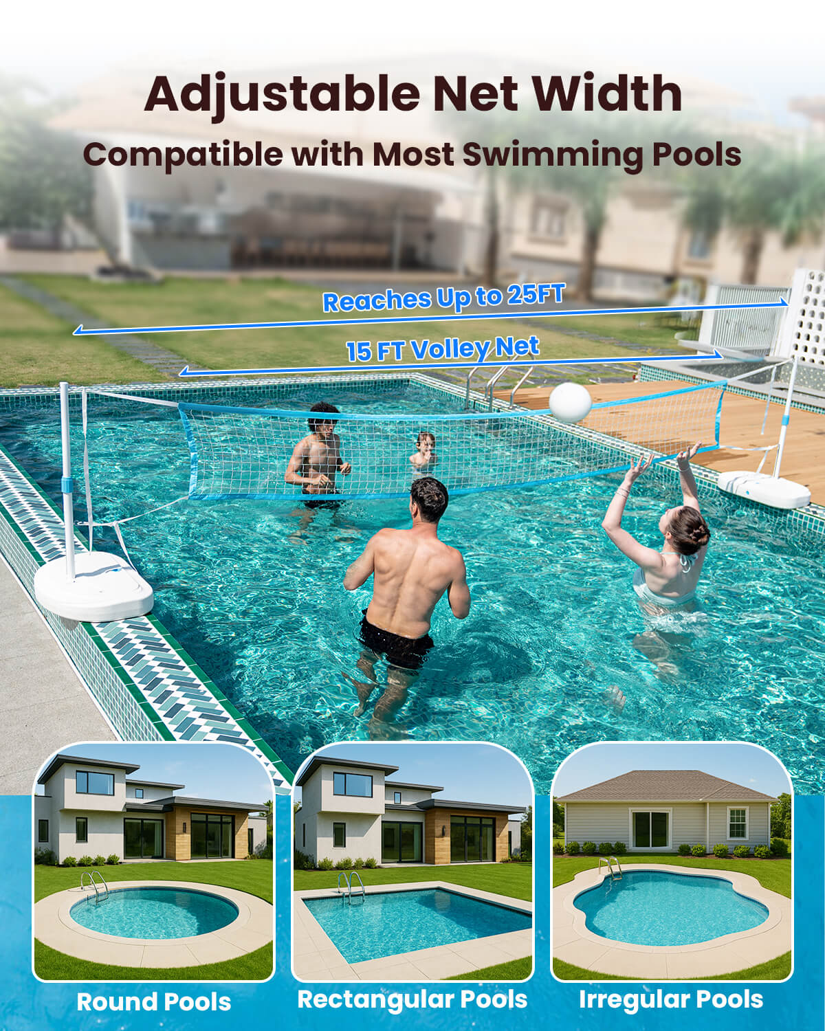 🏐 IGL DunkSplash Spike – Poolside Volleyball Set