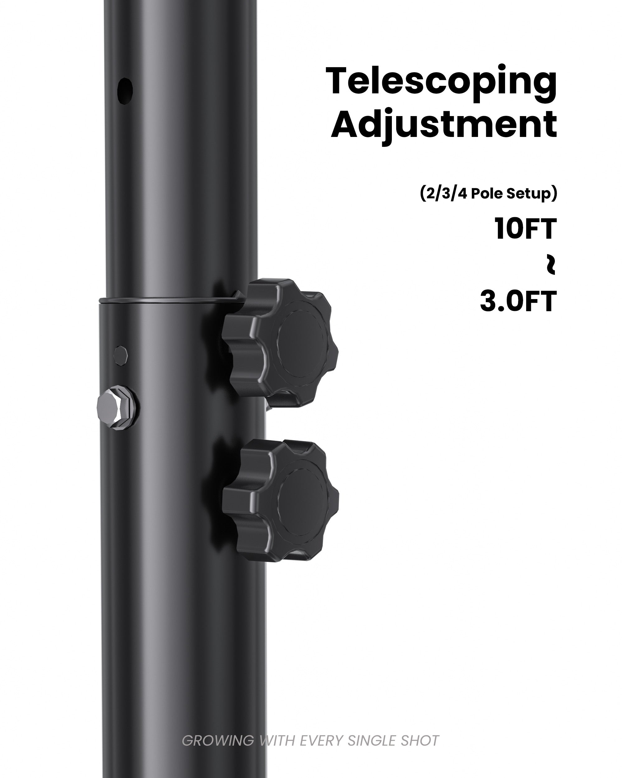Telescoping height adjustable basketball goal from 3 to 10 feet, ideal for toddlers, kids, and adults playing together.