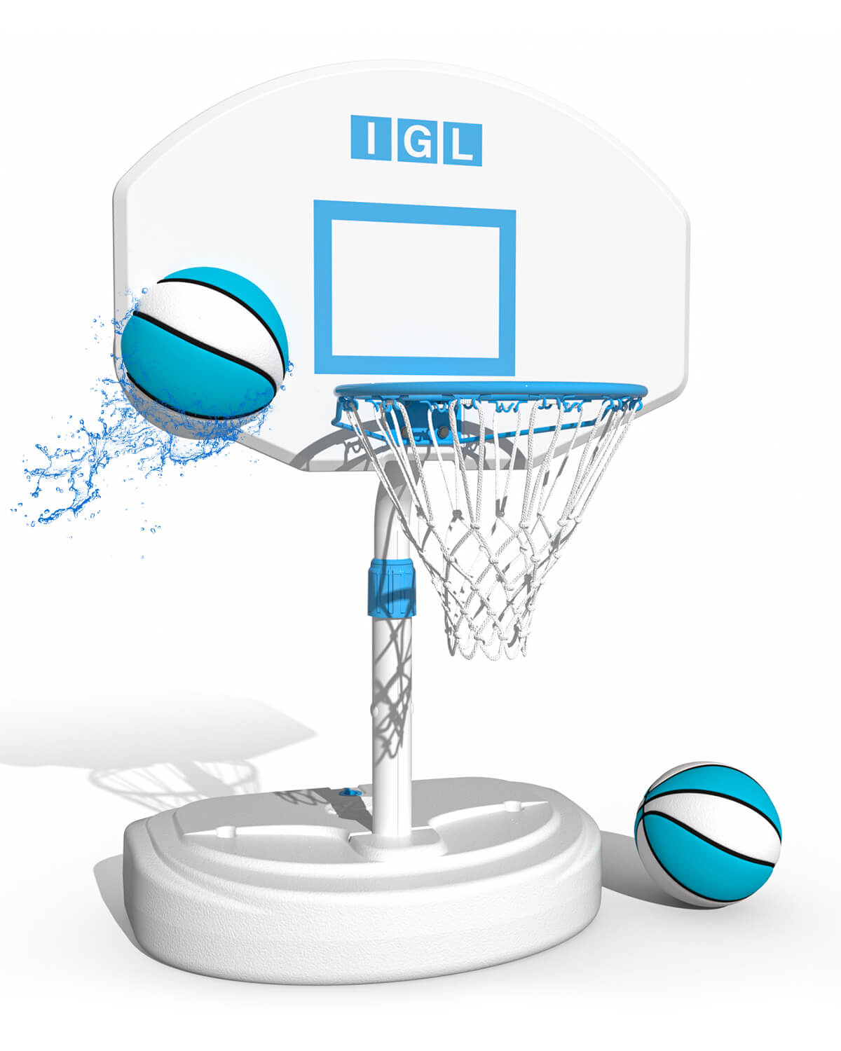 IGL DunkSplash Pro Poolside Basketball Hoop 28" 36"