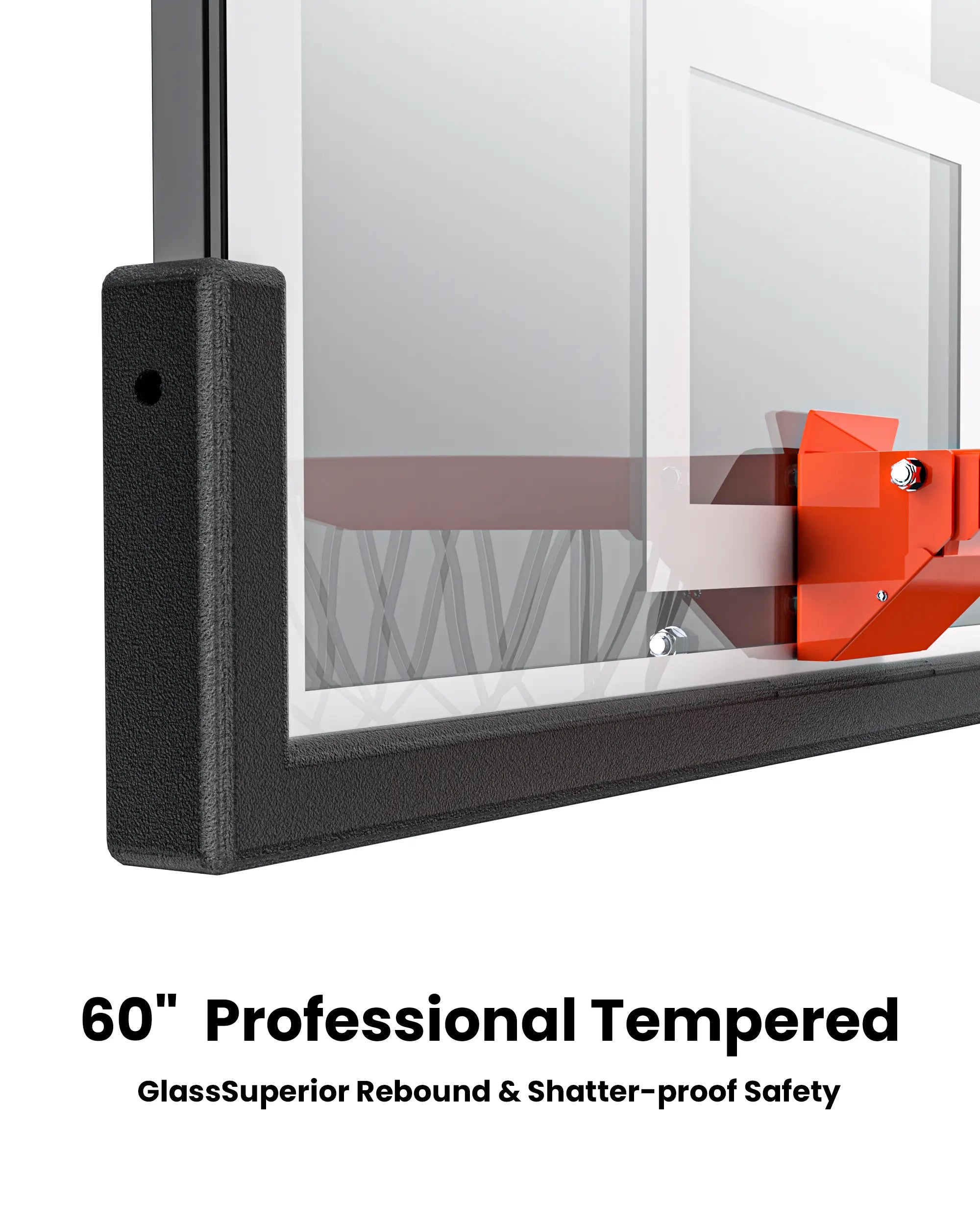 Titan Elite 60" In-Ground Basketball Hoop with Square Tube