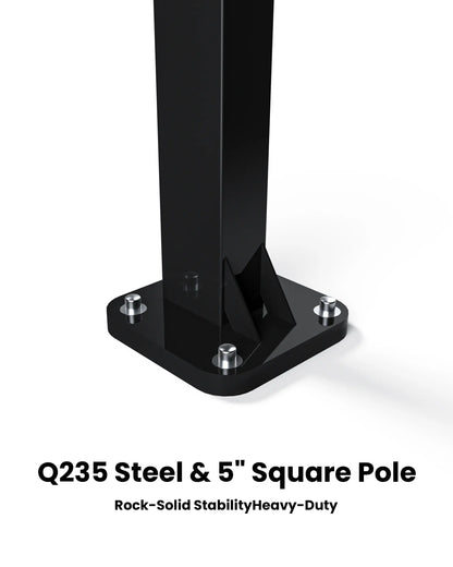 Titan Elite 54" In-Ground Basketball Hoop with Square Tube