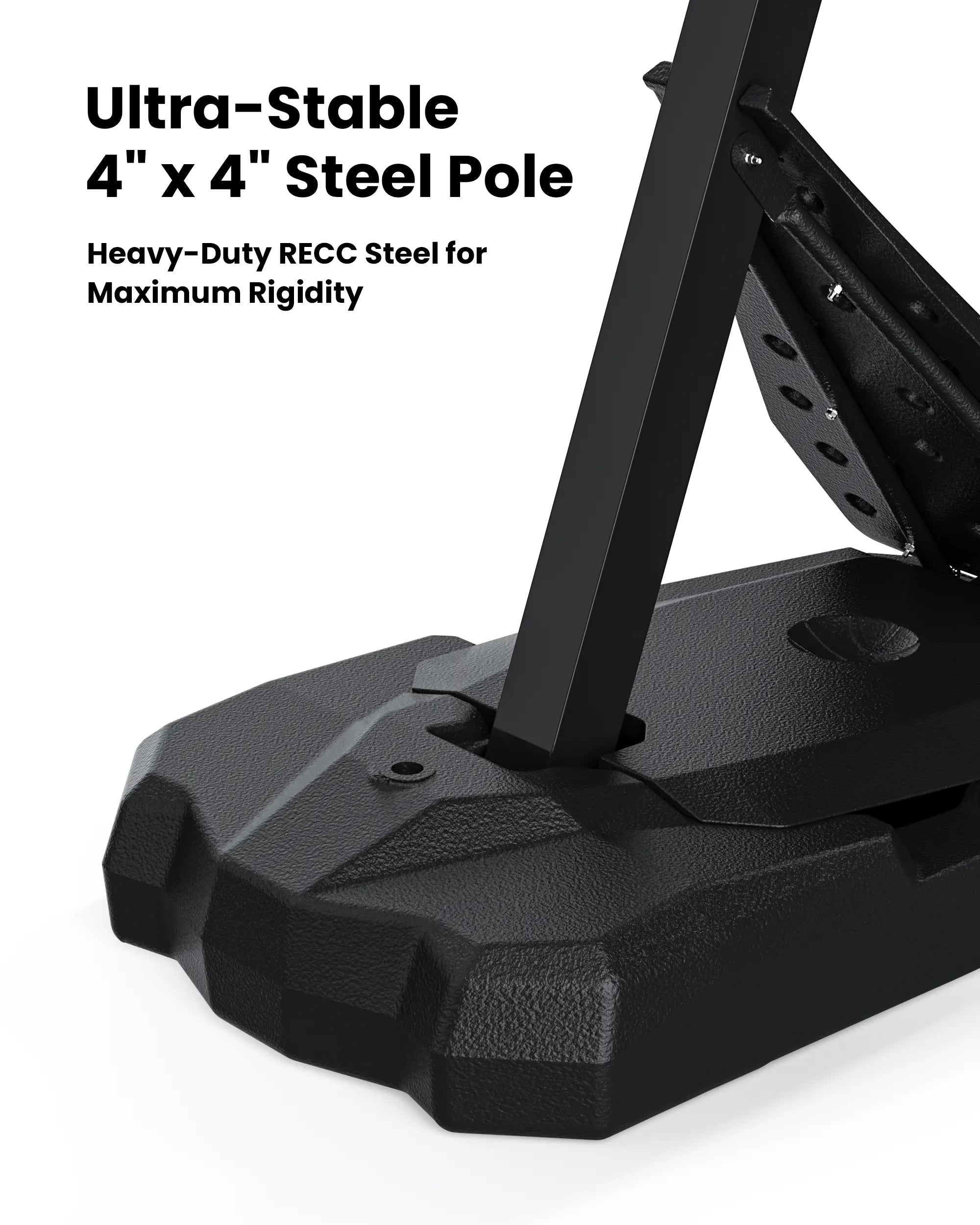 Titan Flex 54" Portable Basketball Hoop with Backboard