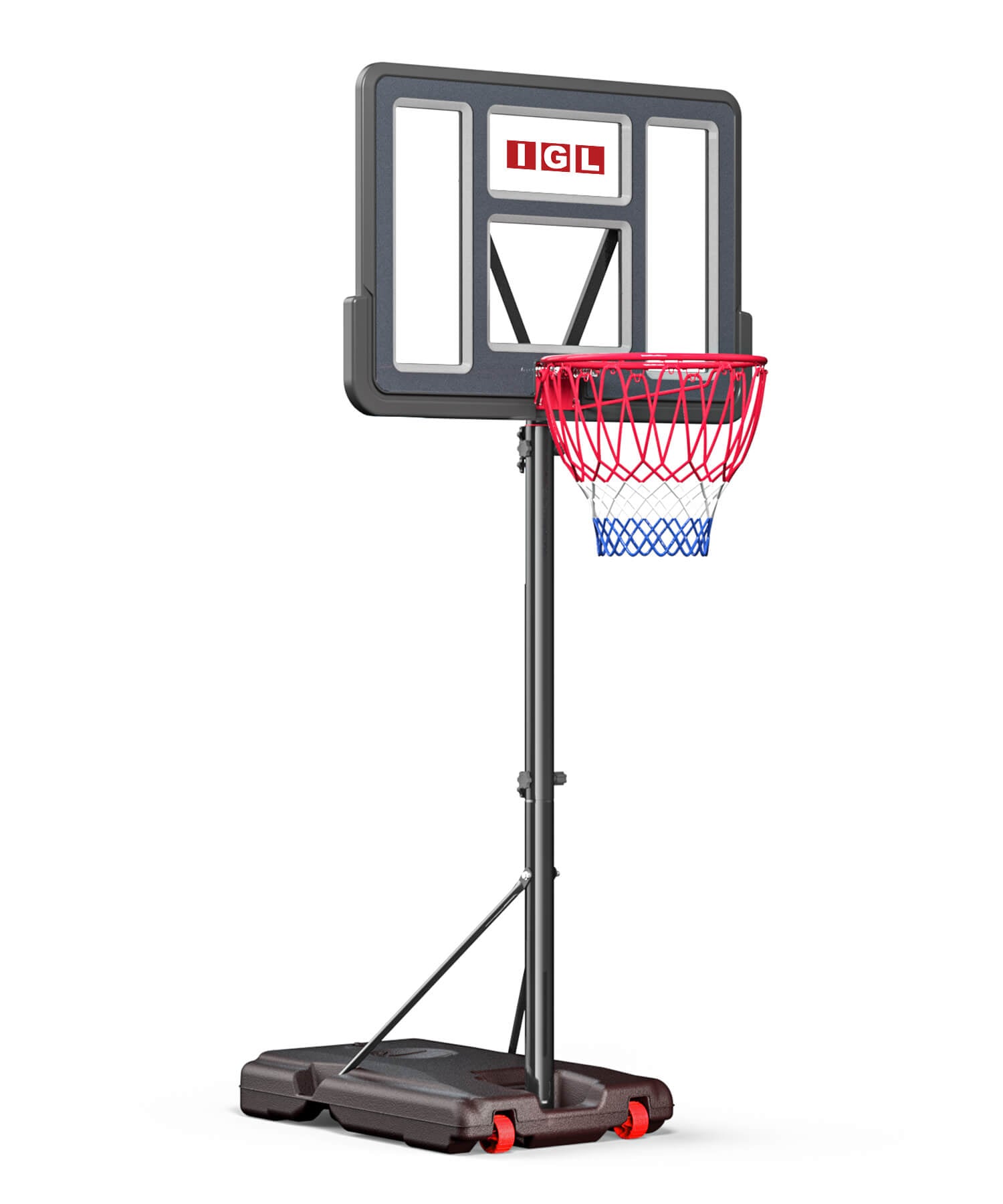 IGL Flex Lite Play Portable Basketball Hoop Adjustable 44"