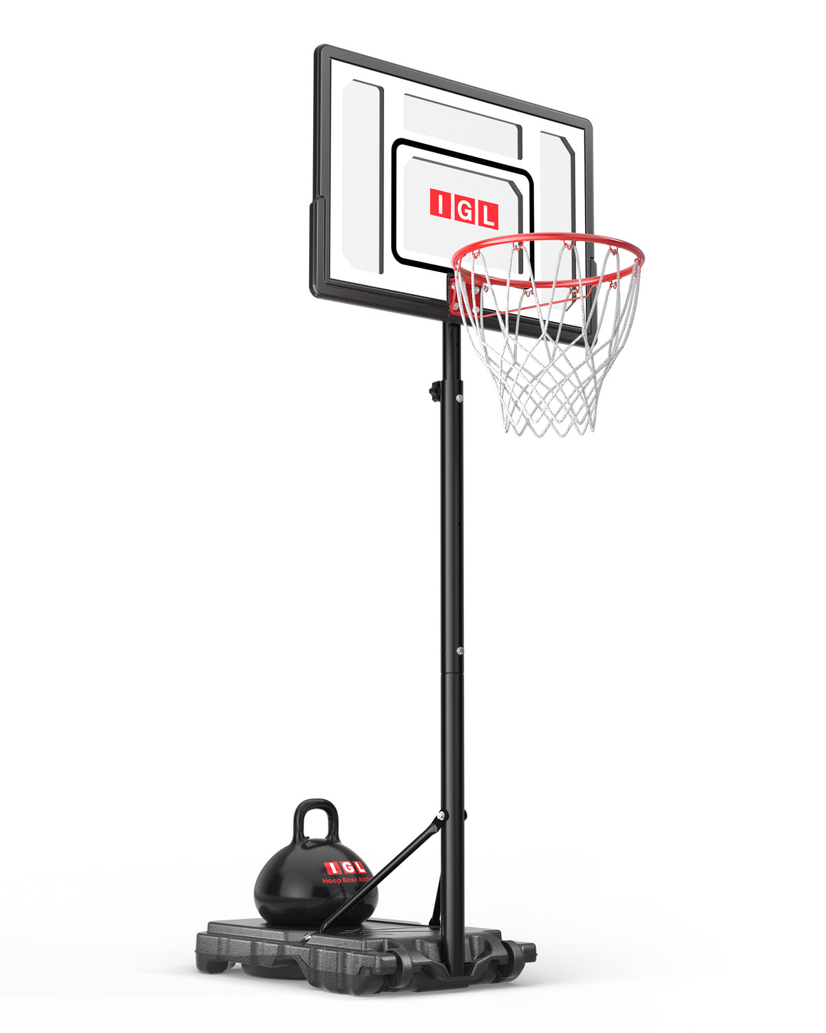 IGL Flex Kid 33", Black backboard, studio shot on white background.