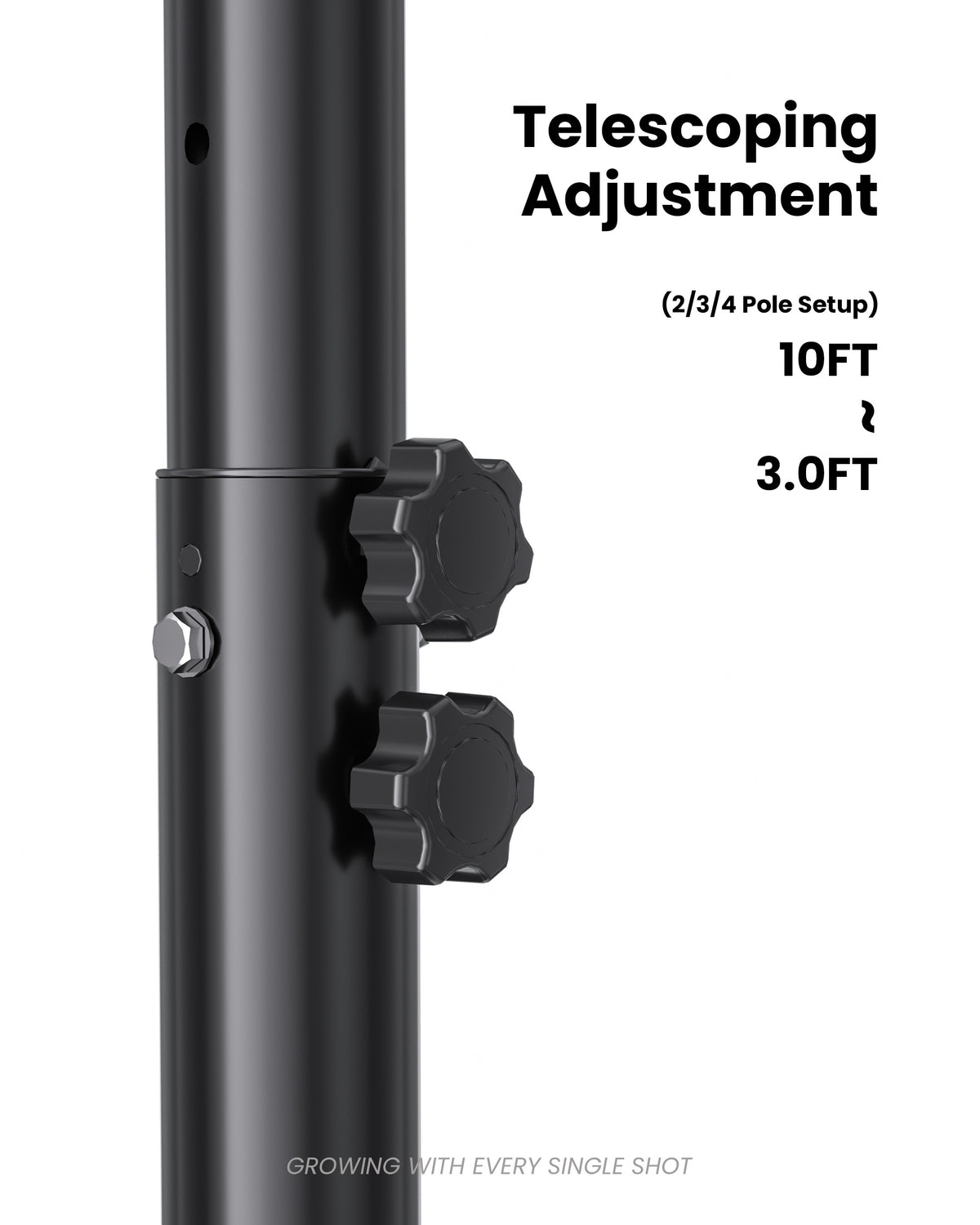 Telescoping height adjustable basketball goal from 3 to 10 feet, ideal for toddlers, kids, and adults playing together.