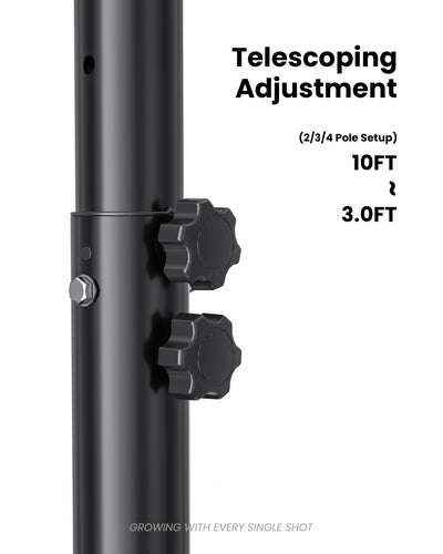 Telescoping height adjustable basketball goal from 3 to 10 feet, ideal for toddlers, kids, and adults playing together.